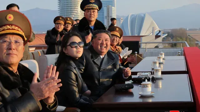 Kim Jong-un y su hija