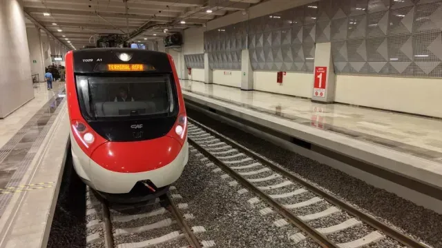 Tren Suburbano Lechería-AIFA. Foto: Gobierno de México