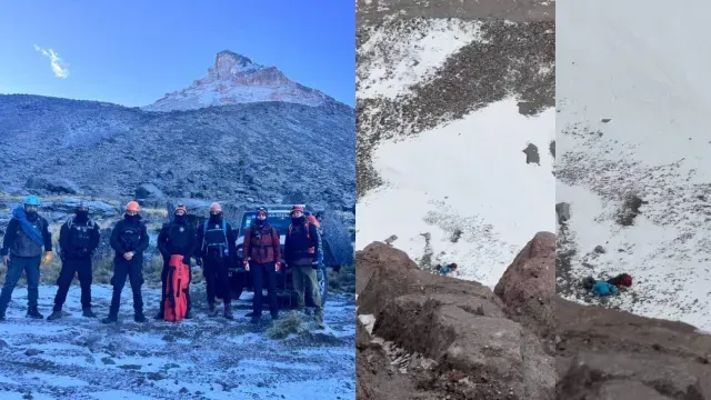 El hombre junto con otros excursionistas realzaban la travesía de norte a sur. Foto: X @PCGobPue