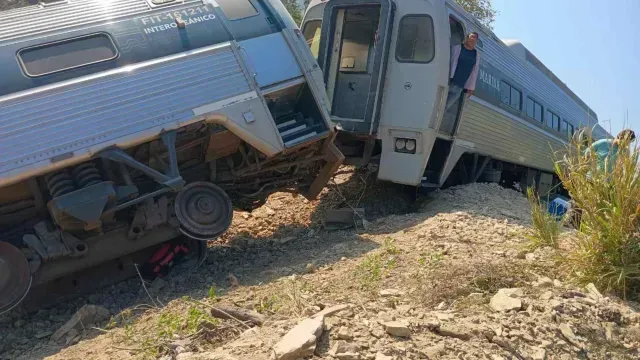 Descarrila Tren Interoceánico. Foto: Cuartoscuro