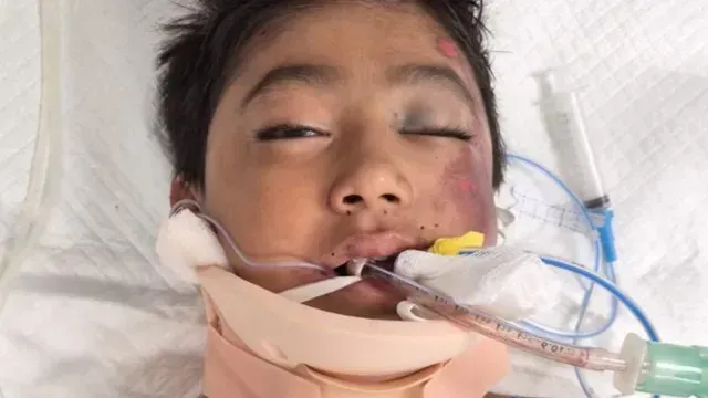 Buscan familia de niño hospitalizado en Tlapa. Foto: Gobierno Municipal de Tlapa de Comonfort