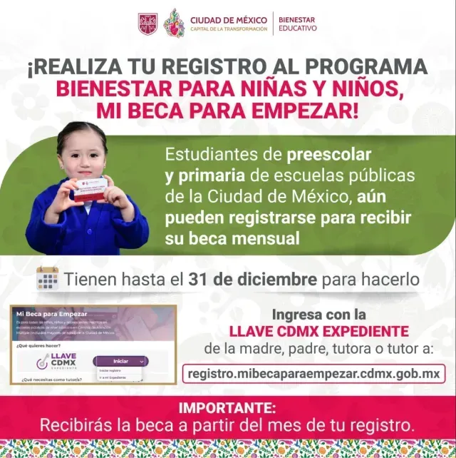 Mi Beca para Empezar Enero 2026