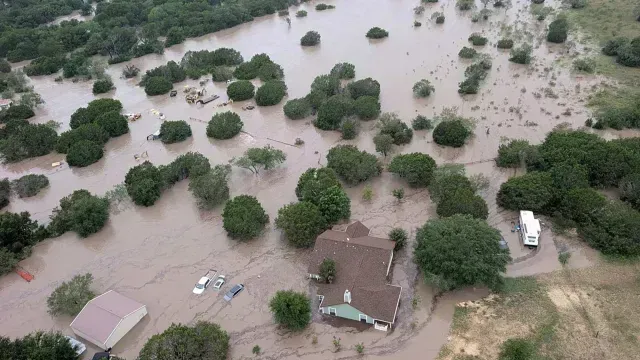 Inundaciones en Texas. Foto: Reuters