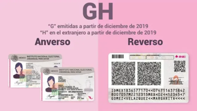 Modelo GH credencial INE