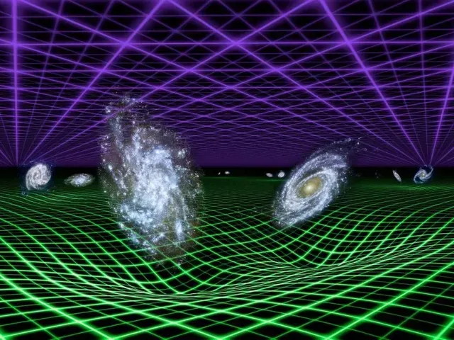 Galaxias deforman el espacio tiempo