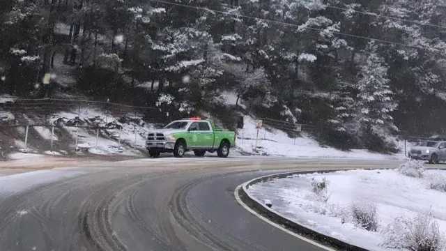 El frente frío 35 provocó nevadas, lluvias y un marcado descenso de temperatura. Foto: Facebook @RamiroDuranG
