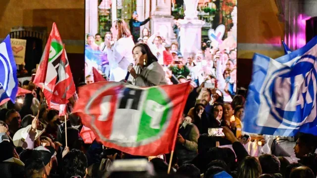 Simpatizantes se emocionan con discurso de Xóchitl Gálvez en Fresnillo