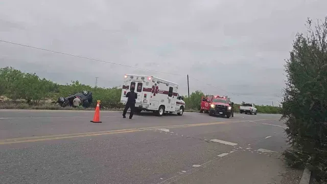 Muere Hombre en Volcadura en Nuevo Laredo