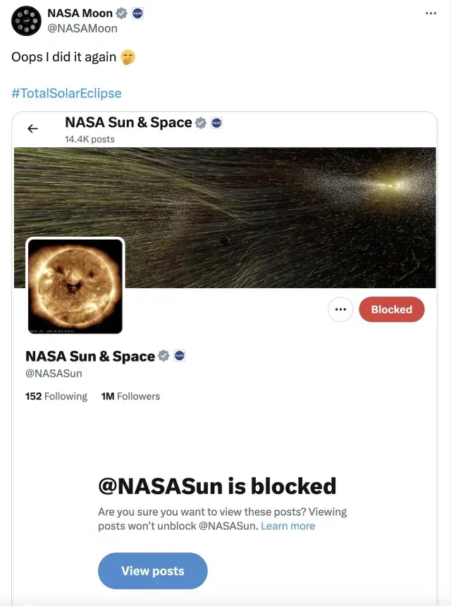 Meme sobre el eclipse solar en México 2024