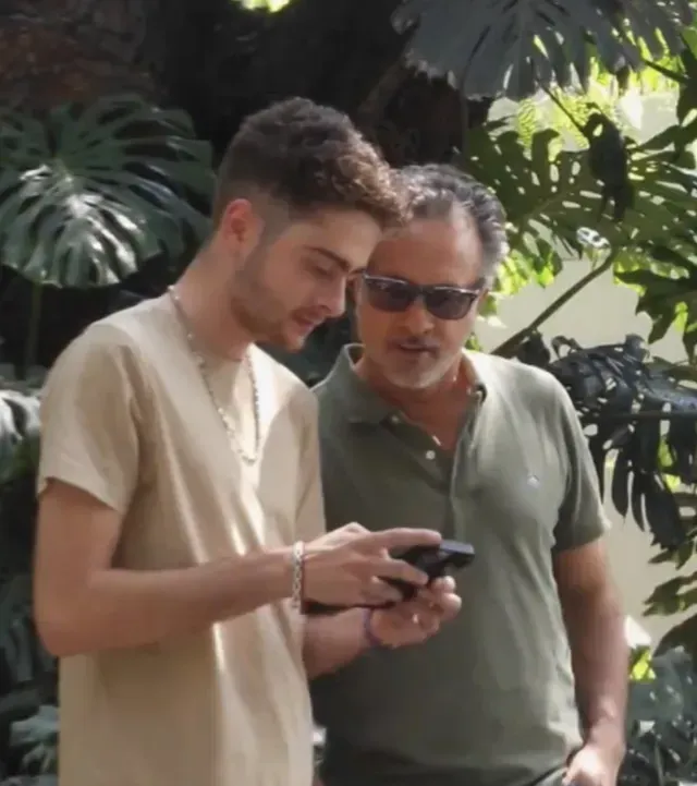 Nicolás Buenfil y su papá, Ernesto Zedillo Jr.