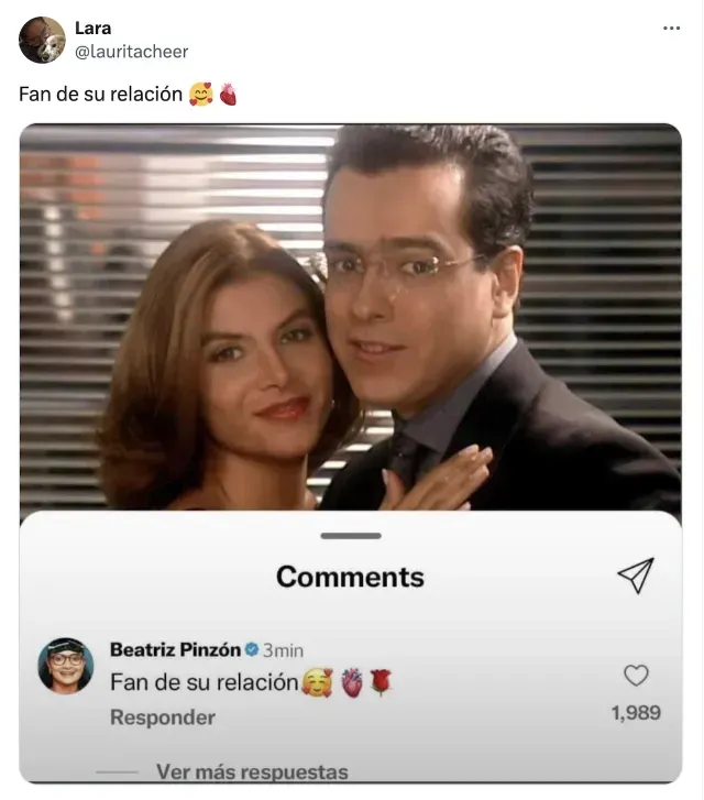 “Fan de su relación” versión Yo soy Betty, la fea