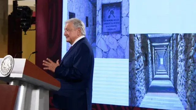 AMLO expone memorial por mineros muertos en Pasta de Conchos