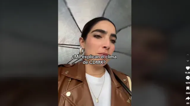 Usuaria en redes sociales pide a mexicanos ayuda para entender el clima. Foto: TikTok @julianasedanv