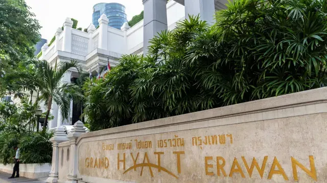 Hotel Grand Hyatt Erawan en Bangkok, Tailandia. Foto: AFP