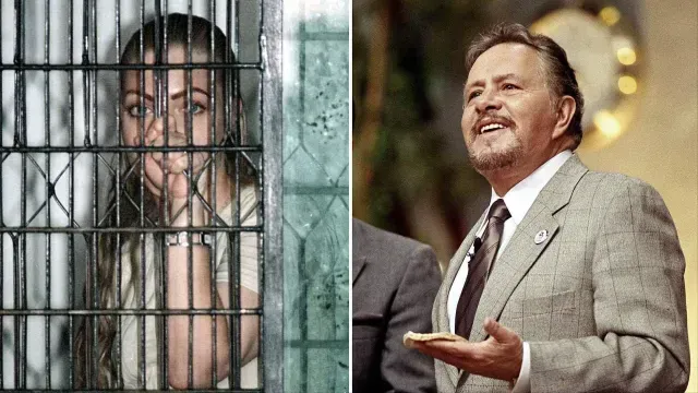 Paola Durante durante un careo, tras ser implicada en el asesinato de Paco Stanley