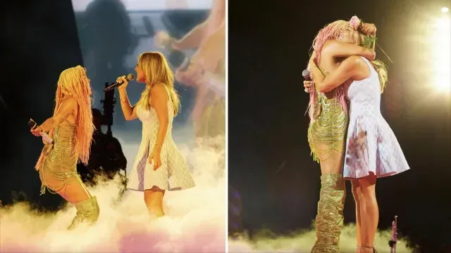 Amaia Montero y Karol G en Madrid