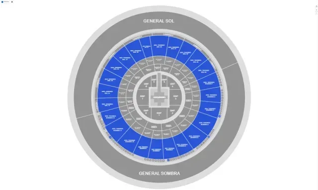 Mapa Plaza Toros México