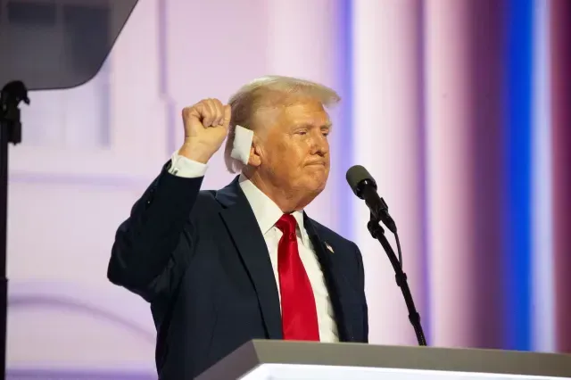 Donald Trump tras el ataque en su contra