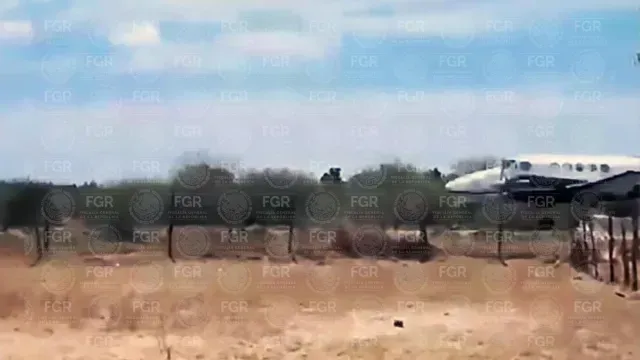Avión en el que fue trasladado 'El Mayo' Zambada