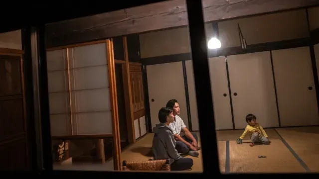 Familia Kato en su hogar en Ichinono en Japón