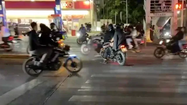 Jóvenes motociclistas comenzaron la Rodada del Terror en la ZMG