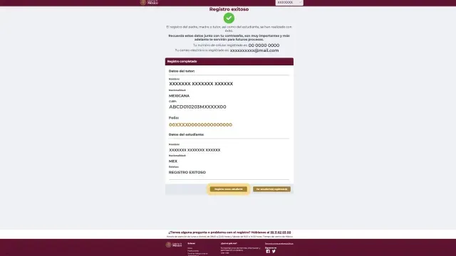 Inscripción de dos o más estudiantes en la Beca Rita Cetina