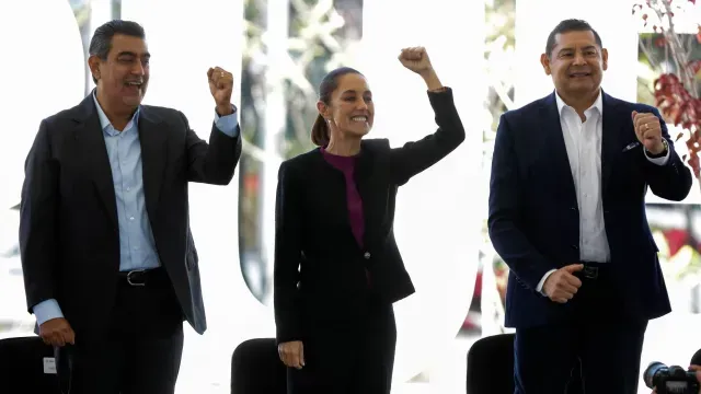 Claudia Sheinbaum en inauguración del IPN de Puebla