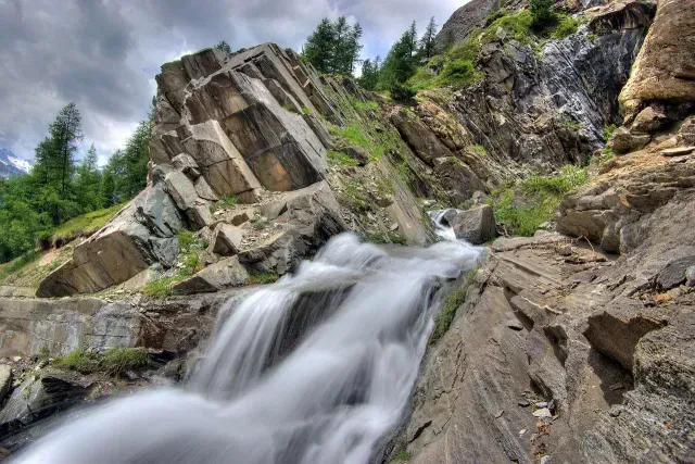 Foto de perfil de un paisaje