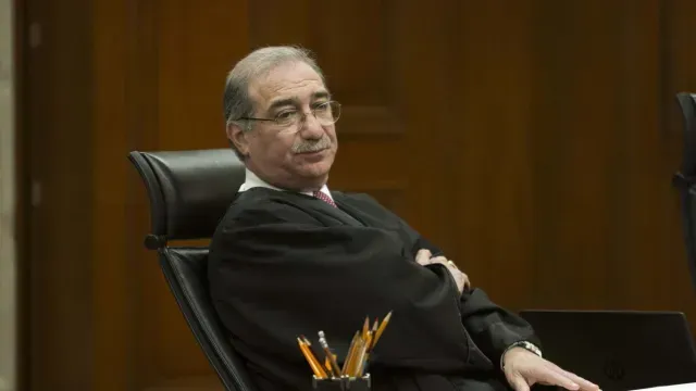 El ministro Alberto Pérez Dayán durante sesión de la SCJN