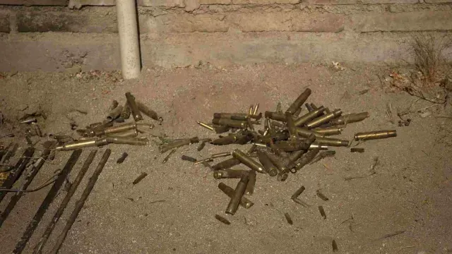 Cartuchos percutidos tras la refriega or la detención de Ovidio Guzmán