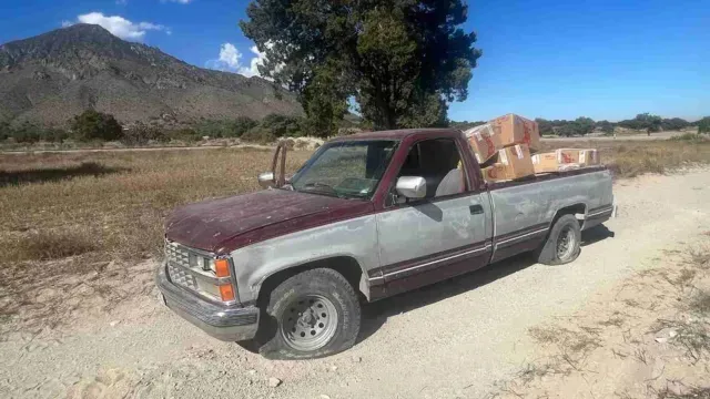 Camioneta robada con medicamentos en Puebla