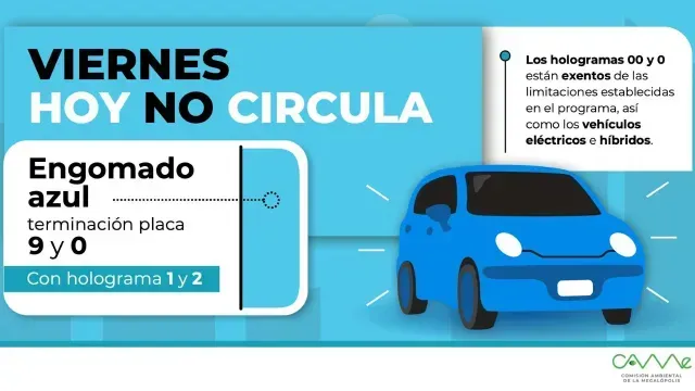 Hoy No Circula Viernes 10 de marzo del 2023: CDMX y Edomex