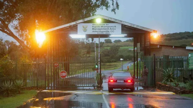 Vista de la prisión de Atteridgeville, donde el excampeón cumple su sentencia. Foto: Reuters