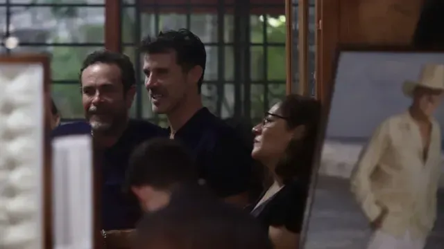 Leonardo García acudió al funeral de su padre Andrés García. Foto: Cuartoscuro