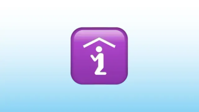 Emoji rezando de rodillas WhatsApp
