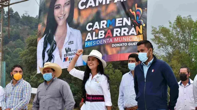 En las elecciones de 2021, Carmen Albarrán ganó con la alianza PRI, PAN y PRD.