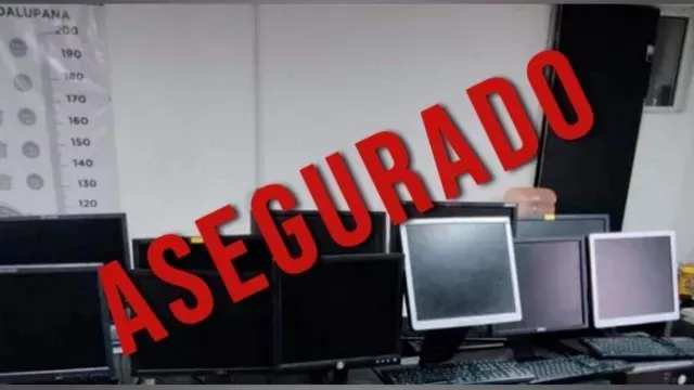 Aseguran computadores en cateo a call center