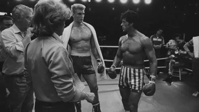 Escena de Rocky e Iván Drago