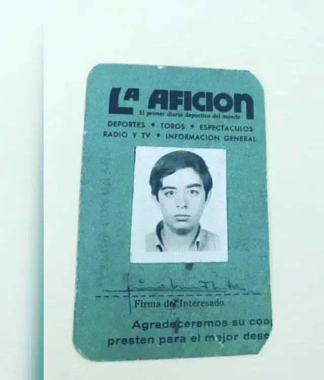 Jaime Maussan de joven en la afición