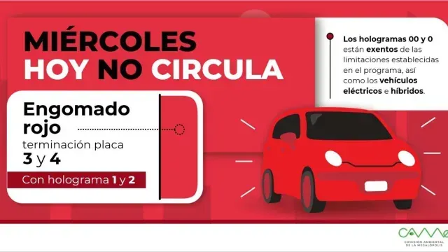 El Hoy no Circula busca reducir la emisión de gases contaminantes en la Zona Metropolitana