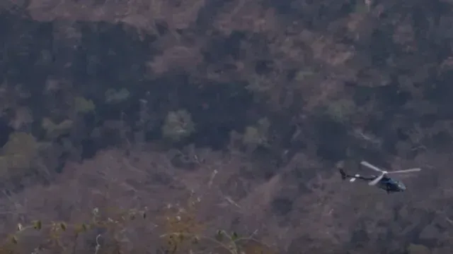 El helicóptero 'Zeus' fue requerido para el rescate del cuerpo