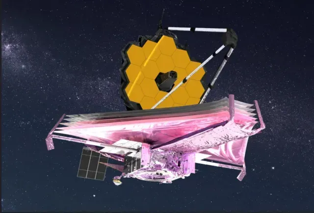 Diseño artístico del Telescopio Espacial James Webb de la NASA