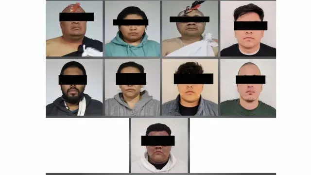 Luego de una denuncia anónima se logró la detención de las nueve personas, implicadas en maltrato animal.