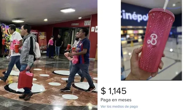 Revenden vasos de Barbie en Mercado Libre