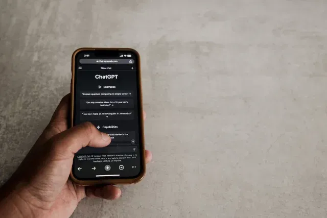 ChatGPT en versión para teléfono móvil