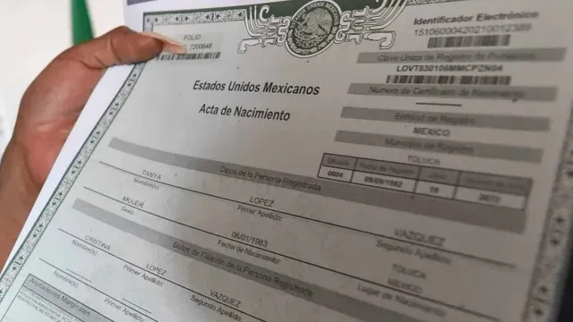Cuál será el costo de un acta de nacimiento en 2023