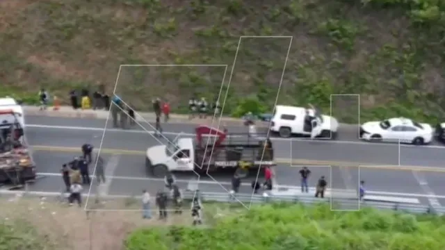Tras el accidente se realizó una intensa movilización. Foto N+