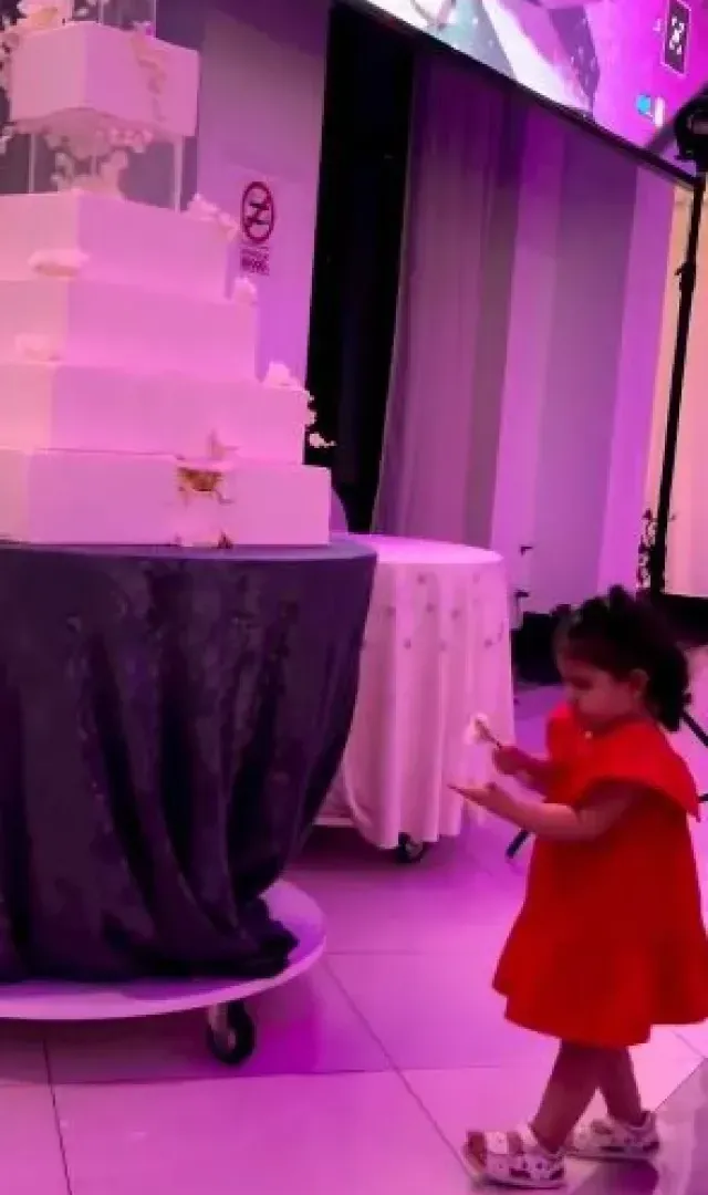 Video: Niña Arruina Pastel de Boda