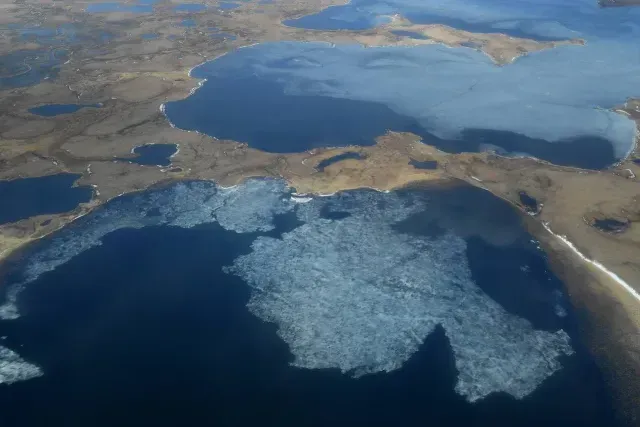 Deshielo del permafrost en Alaska producto del calentamiento global
