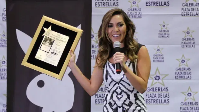 Frida Sofía en un evento de la revista Playboy